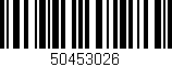 Código de barras (EAN, GTIN, SKU, ISBN): '50453026'