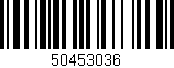 Código de barras (EAN, GTIN, SKU, ISBN): '50453036'