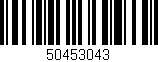 Código de barras (EAN, GTIN, SKU, ISBN): '50453043'