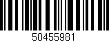 Código de barras (EAN, GTIN, SKU, ISBN): '50455981'