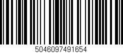 Código de barras (EAN, GTIN, SKU, ISBN): '5046097491654'