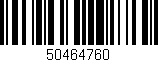 Código de barras (EAN, GTIN, SKU, ISBN): '50464760'