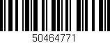 Código de barras (EAN, GTIN, SKU, ISBN): '50464771'