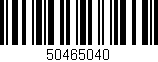 Código de barras (EAN, GTIN, SKU, ISBN): '50465040'