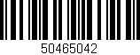 Código de barras (EAN, GTIN, SKU, ISBN): '50465042'