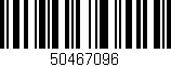 Código de barras (EAN, GTIN, SKU, ISBN): '50467096'