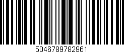 Código de barras (EAN, GTIN, SKU, ISBN): '5046789782961'