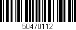 Código de barras (EAN, GTIN, SKU, ISBN): '50470112'