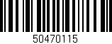 Código de barras (EAN, GTIN, SKU, ISBN): '50470115'