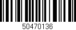 Código de barras (EAN, GTIN, SKU, ISBN): '50470136'