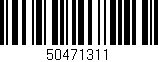 Código de barras (EAN, GTIN, SKU, ISBN): '50471311'