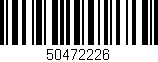 Código de barras (EAN, GTIN, SKU, ISBN): '50472226'