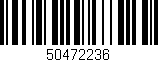 Código de barras (EAN, GTIN, SKU, ISBN): '50472236'