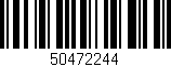 Código de barras (EAN, GTIN, SKU, ISBN): '50472244'