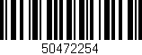 Código de barras (EAN, GTIN, SKU, ISBN): '50472254'