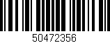 Código de barras (EAN, GTIN, SKU, ISBN): '50472356'