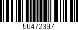 Código de barras (EAN, GTIN, SKU, ISBN): '50472397'