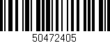 Código de barras (EAN, GTIN, SKU, ISBN): '50472405'