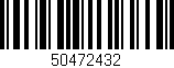 Código de barras (EAN, GTIN, SKU, ISBN): '50472432'