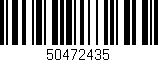 Código de barras (EAN, GTIN, SKU, ISBN): '50472435'