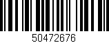 Código de barras (EAN, GTIN, SKU, ISBN): '50472676'