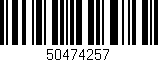 Código de barras (EAN, GTIN, SKU, ISBN): '50474257'