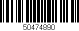 Código de barras (EAN, GTIN, SKU, ISBN): '50474890'