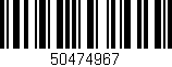 Código de barras (EAN, GTIN, SKU, ISBN): '50474967'