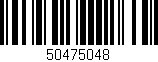 Código de barras (EAN, GTIN, SKU, ISBN): '50475048'
