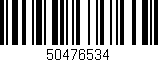 Código de barras (EAN, GTIN, SKU, ISBN): '50476534'