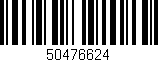 Código de barras (EAN, GTIN, SKU, ISBN): '50476624'