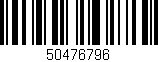 Código de barras (EAN, GTIN, SKU, ISBN): '50476796'
