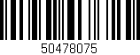 Código de barras (EAN, GTIN, SKU, ISBN): '50478075'