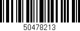 Código de barras (EAN, GTIN, SKU, ISBN): '50478213'