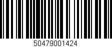 Código de barras (EAN, GTIN, SKU, ISBN): '50479001424'