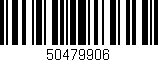 Código de barras (EAN, GTIN, SKU, ISBN): '50479906'