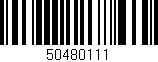 Código de barras (EAN, GTIN, SKU, ISBN): '50480111'