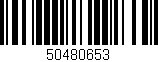 Código de barras (EAN, GTIN, SKU, ISBN): '50480653'