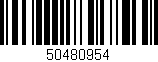 Código de barras (EAN, GTIN, SKU, ISBN): '50480954'