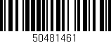 Código de barras (EAN, GTIN, SKU, ISBN): '50481461'