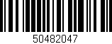 Código de barras (EAN, GTIN, SKU, ISBN): '50482047'