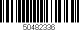 Código de barras (EAN, GTIN, SKU, ISBN): '50482336'