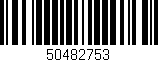 Código de barras (EAN, GTIN, SKU, ISBN): '50482753'