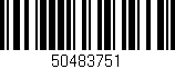 Código de barras (EAN, GTIN, SKU, ISBN): '50483751'