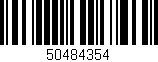 Código de barras (EAN, GTIN, SKU, ISBN): '50484354'