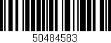 Código de barras (EAN, GTIN, SKU, ISBN): '50484583'