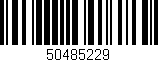 Código de barras (EAN, GTIN, SKU, ISBN): '50485229'
