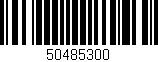 Código de barras (EAN, GTIN, SKU, ISBN): '50485300'