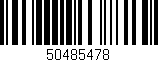 Código de barras (EAN, GTIN, SKU, ISBN): '50485478'