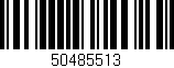 Código de barras (EAN, GTIN, SKU, ISBN): '50485513'